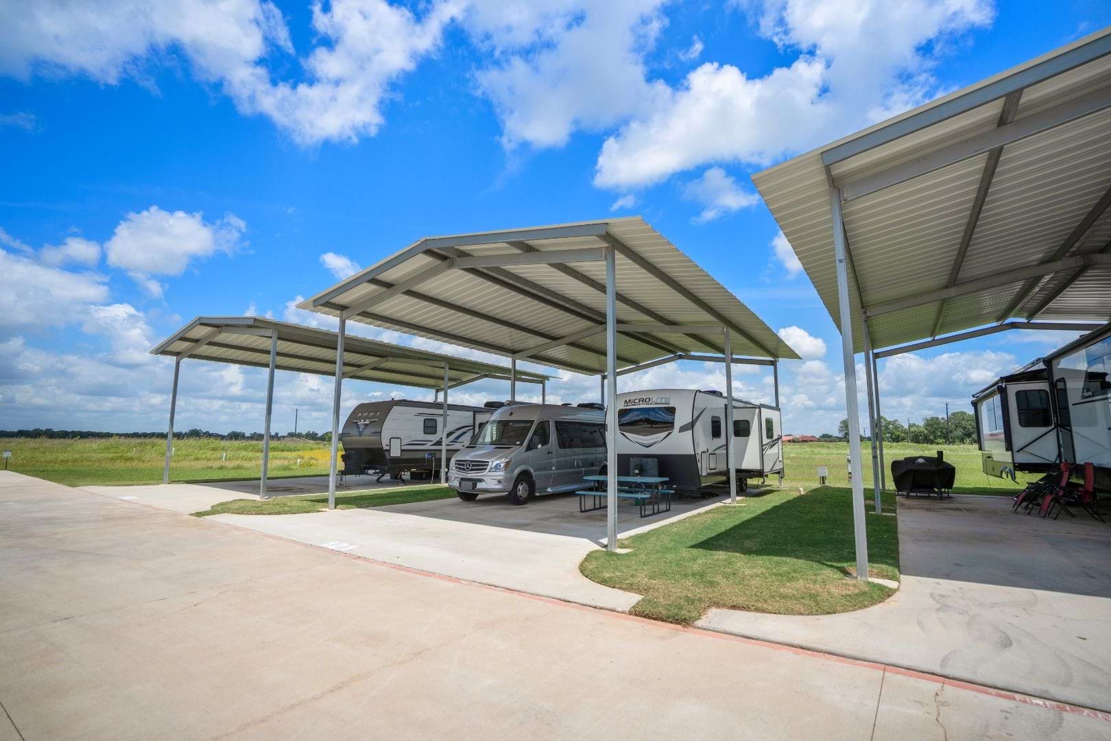 Covered RV Site - Angle
